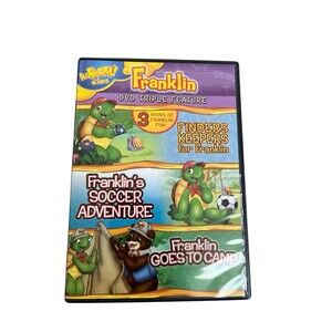 Franklin DVD Triple Feature Goes to Camp Finders Keepers Soccer Adventure 16 Ep